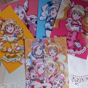 Cartoline di ragazze magiche anime fresche