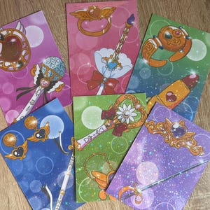 Wedding peach items anime magical girls postcards prints