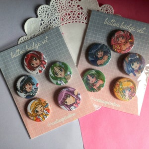 Tokyo mew mew cute button badge sets