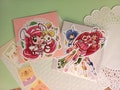 Smile magical girls big stickers sets product logo