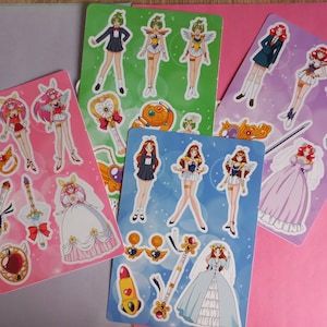 Wedding peach cute sticker sheets