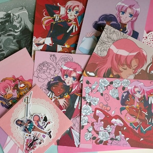 Revolutionary girl Utena planner stickers postcards