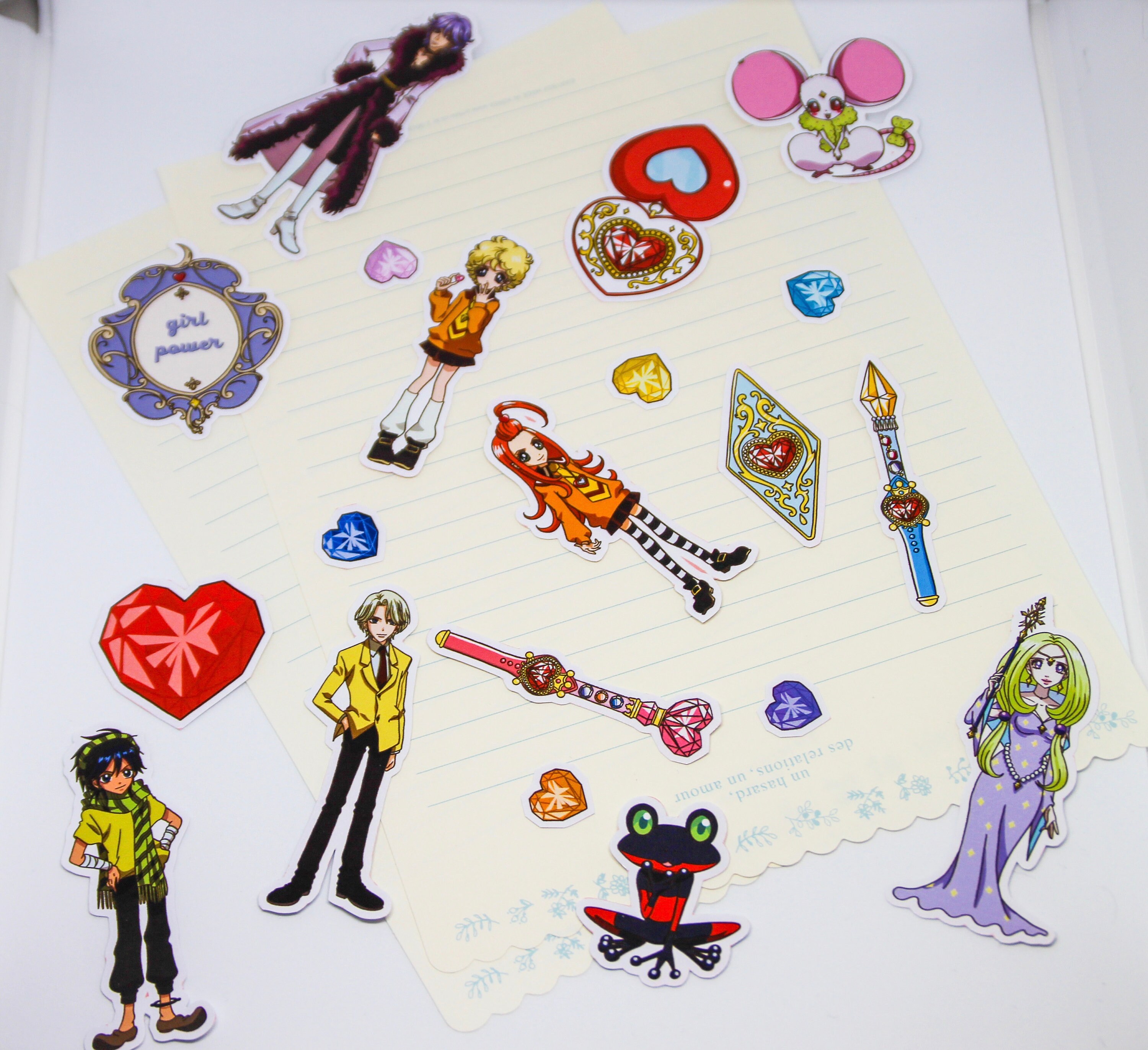 Sugar Rune Stickers Sugar Sugar Rune Magical Girls Planner Goods Stickers Postcards - Etsy