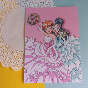 Cartões postais de meninas mágicas Futariwa vol.2