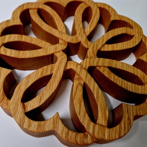 Loving Hearts Hand Carved In Solid  English Oak