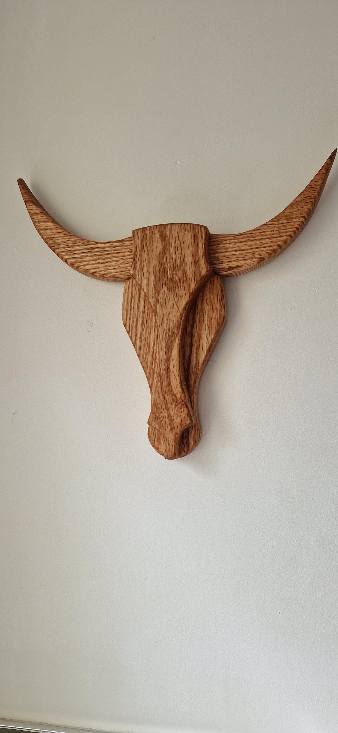 Bulls Head Wall Hanging - Etsy