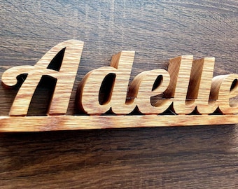 Wooden  Name Sign