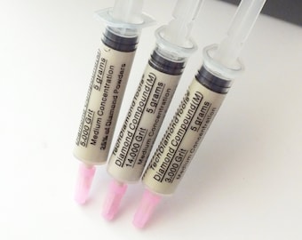 USA-Made Diamond Polishing Compound, 3000, 5000, 14000 Grit