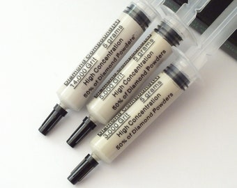 Diamond Polishing Compound, Grit 3000/5000/14000, USA Made