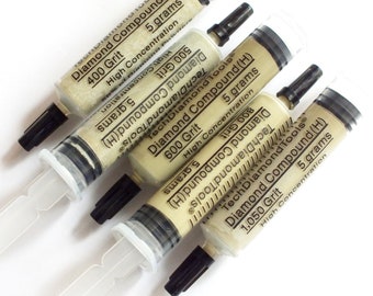 USA-Made Diamond Polishing Compound, 400-1050 Grit, 5 grams