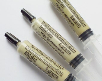 Diamond Polishing Compound, 400 600 1050 Grit, Lapping Paste (3 Units)