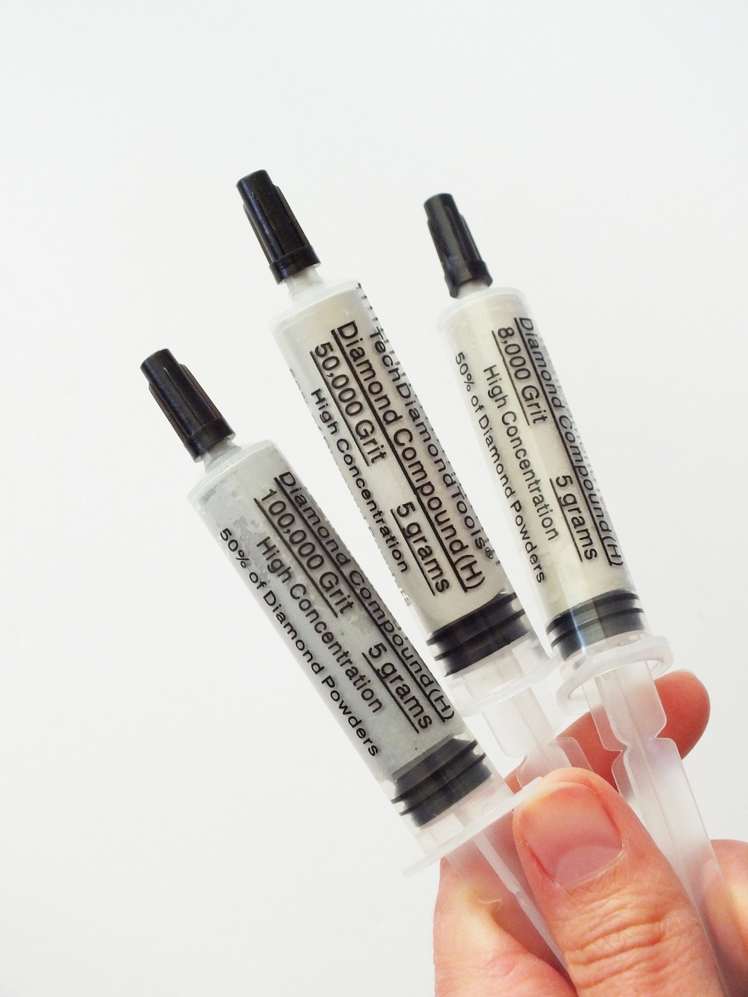 DIAMOND POLISHING COMPOUND, 3 Units, 50 of Diamond Powder, Grit 8000