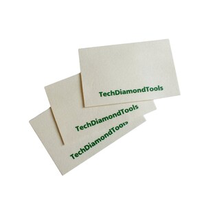 TechDiamonTools Set of 3 Wool Cloths for Buffing or Polishing with TechDiamonTools Diamond Pastes or Powders