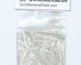 4000 Grit Diamond Polishing Powder, Gemstone, Metal, Glass