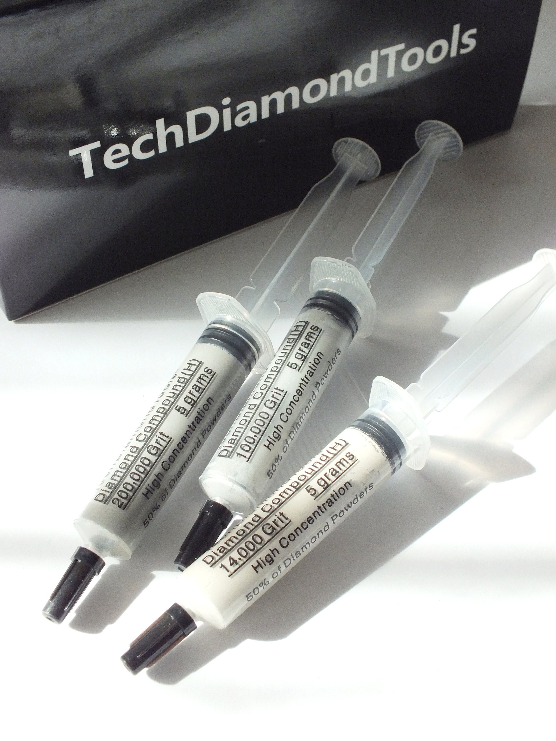 Phone Screen Scratch Remover Kit of 4 Diamond Polishing Compounds
