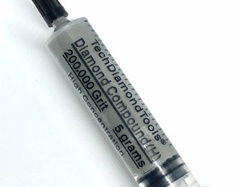 Diamond Polishing Paste, 50% Diamond Powder, Gemstone, Metal, Glass Polish, Made in USA