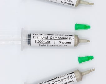 Diamond Polishing Compound, Grit 1500 3000 5000, USA Made