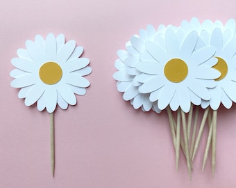 Lot De 2 Bannières Marguerites, Décoration Anniversaire Marguerite, Guirlande De Marguerite, Bannière Suspendue Marguerite, Guirlande Daisy, Decoration Pour Fête/Carnaval