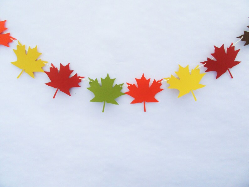 Leaf Banner Fall Wedding Decor Autumn Decorations Fall Party Decor Fall Birthday Fall Banner Autumn Banner Fall Party Decorations