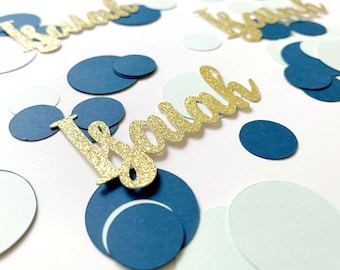 Name Confetti, Custom Confetti, Personalized Confetti, Baby Shower Decorations, Baby Sprinkle, Bridal Shower Decor, Birthday Confetti