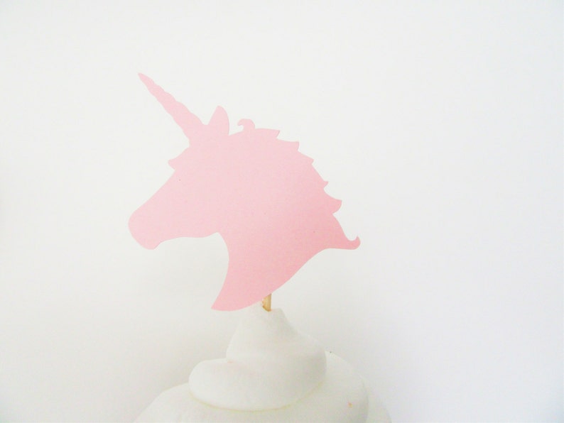 Unicorn Cupcake Topper, Unicorn Party, Unicorn First Birthday, Unicorn 1st Birthday, Unicorn Party Decorations, Unicorn Party Supplies image 4