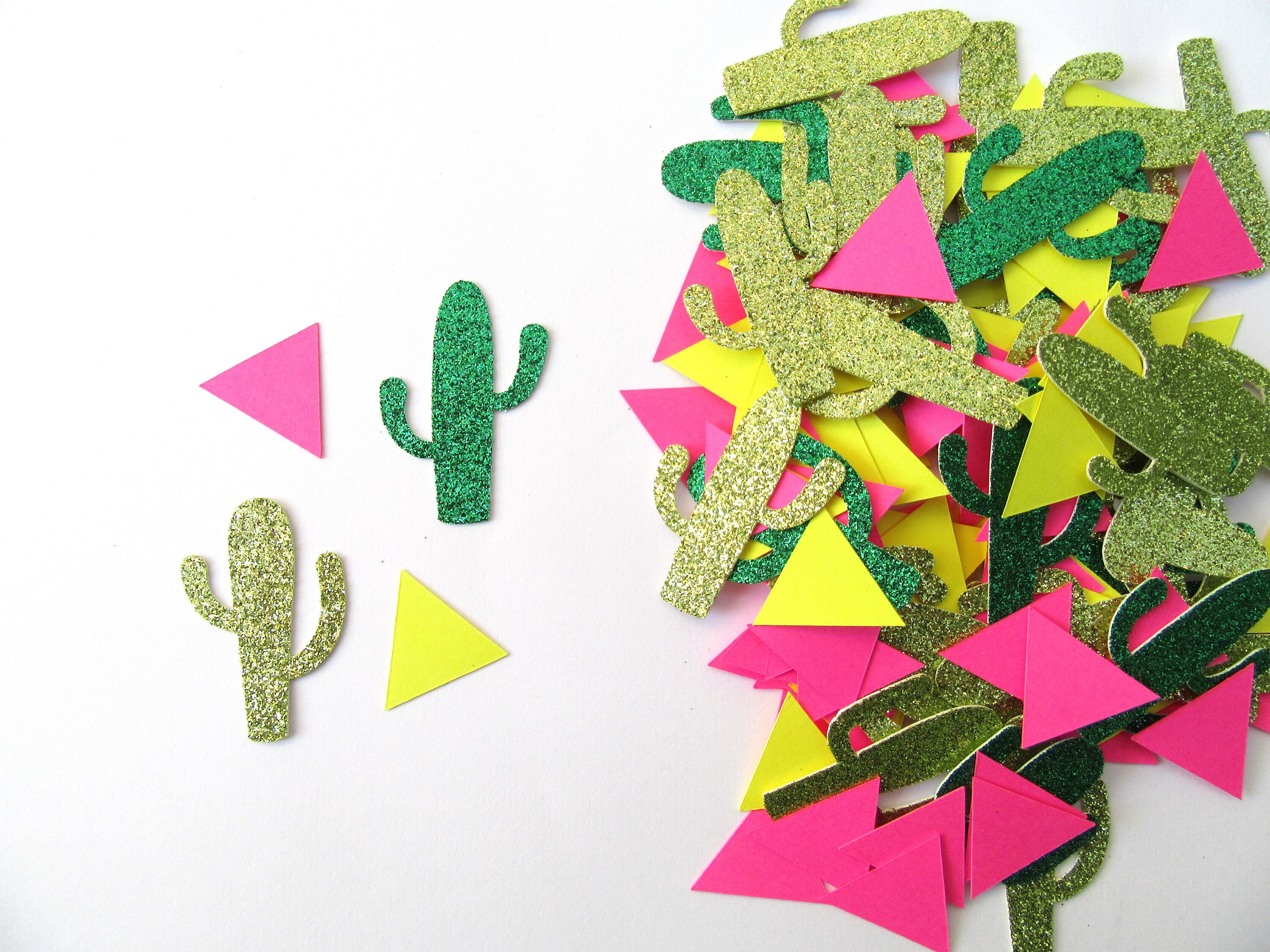 Cactus Confetti Cactus Party Decor Taco Party Fiesta Party Etsy