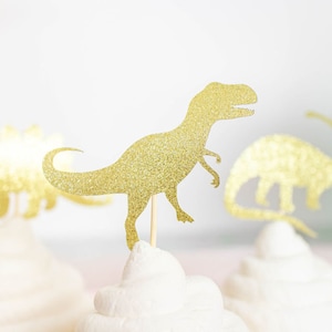 Dinosaur Cupcake Toppers, Dinosaur Birthday, Dinosaur Party, Dinosaur Theme, Dinosaur Girl Birthday, Dino Party, Glitter Dinosaur, Dino Cake