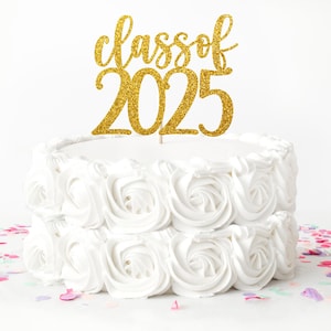 Adorno para tarta de graduación de 2025, decoración para tarta de graduación, decoración para graduados de 2025, centro de mesa de graduación, adorno personalizado para tarta, mesa de postres
