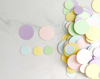 Pastel Rainbow Confetti, 150 PIECES, Rainbow Party, Unicorn Birthday, Ice Cream Party, Rainbow Birthday Decorations, Pastel Party Supplies