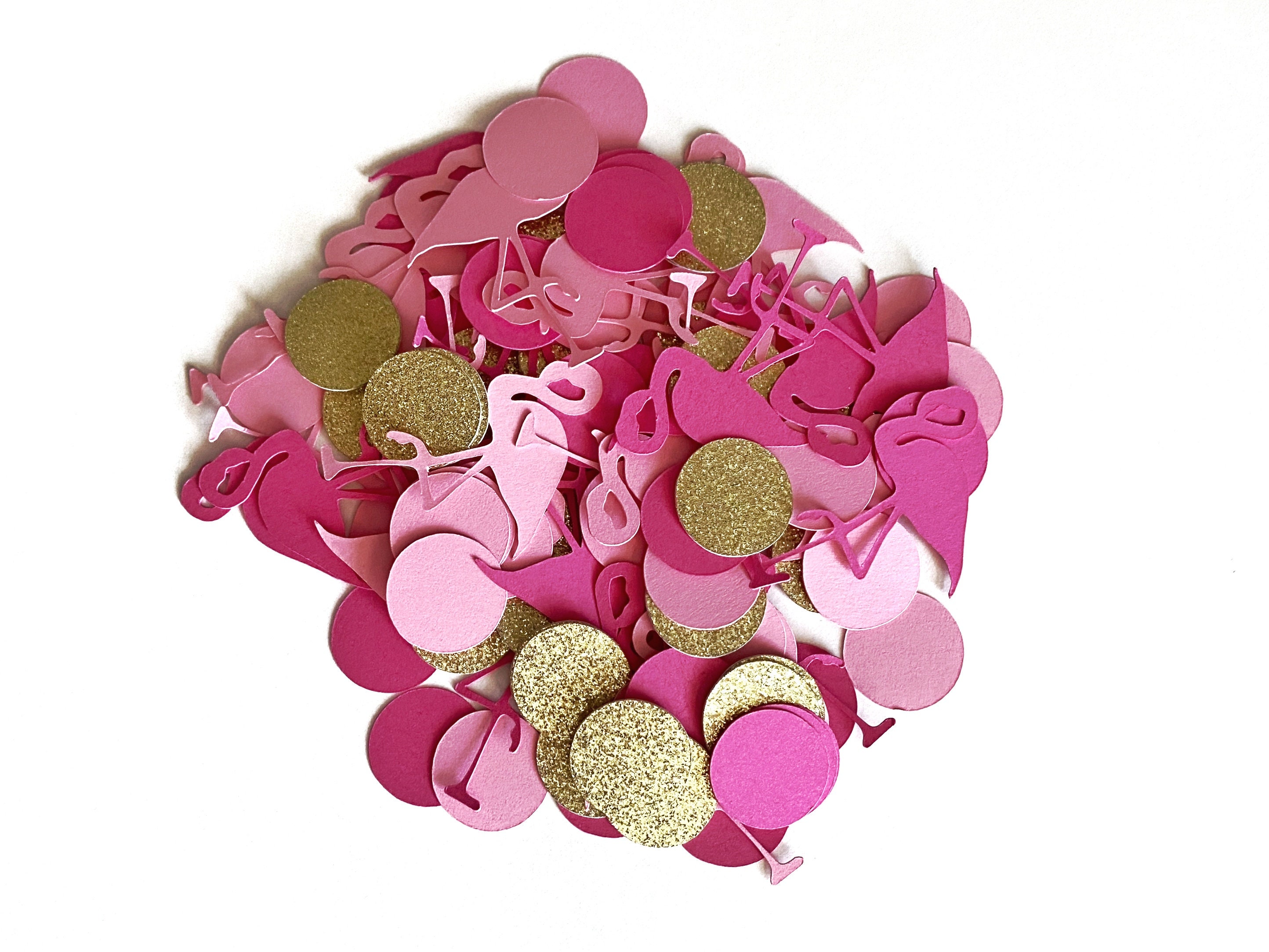 Flamingo Confetti Flamingle Confetti Flamingo Party Lets Flamingle Decor Flamingo Birthday Lets Flamingle Party Last