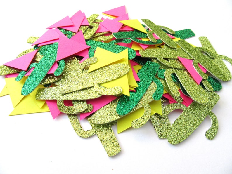 Cactus Confetti Cactus Party Decor Taco Party Fiesta Party Etsy