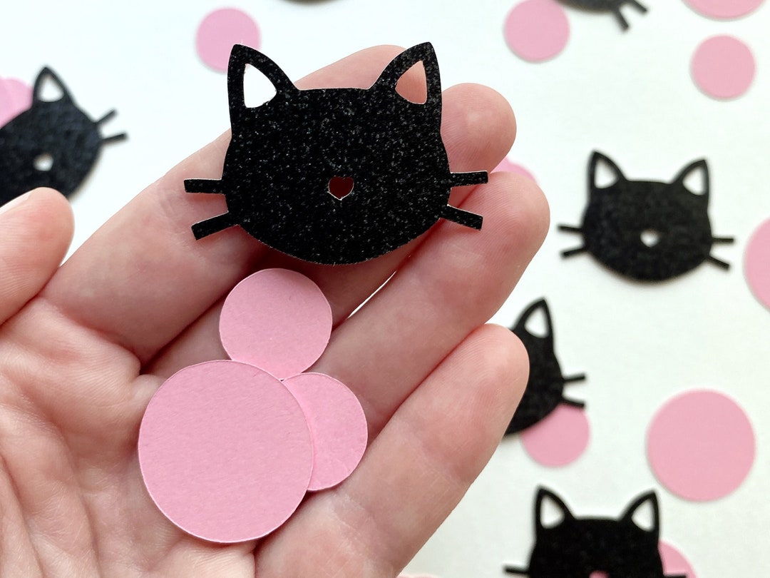 Cat Confetti, 150 PIECES, Kitten Confetti, Kitty Cat Confetti, Cat