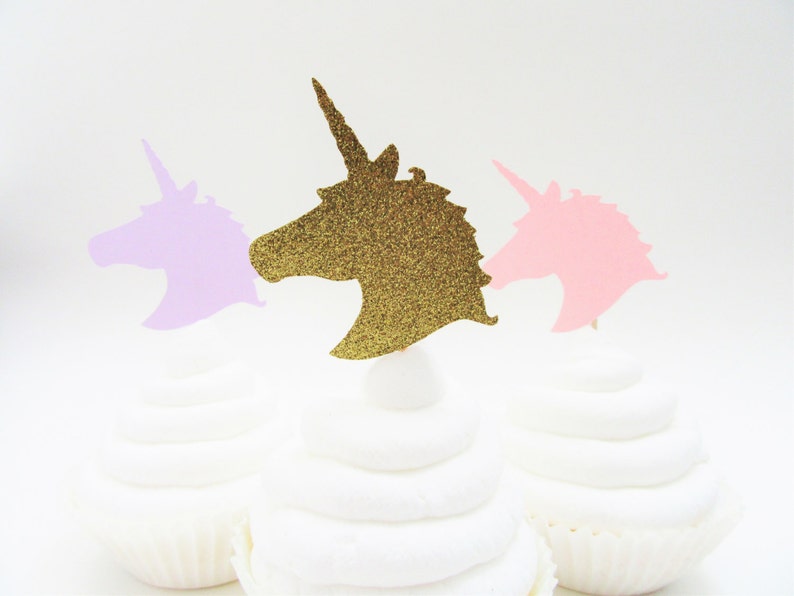 Unicorn Cupcake Topper Unicorn Party Unicorn First Birthday Etsy Australia