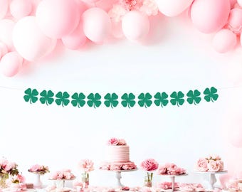 Goldglitzer-St.-Patrick's-Day-Banner Mit Girlande - Perfekt Für Die Deko Zu Hause, Im Laden Oder Auf Der Party
