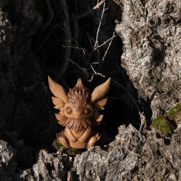 Figurina fantasy/Creatura fantasy/Spirito del bosco/Creatura della foresta/Decorazione fantasy