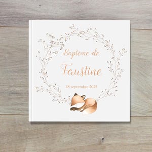 Libro degli ospiti per il battesimo - libro degli ospiti personalizzato per il battesimo - libro degli ospiti per il battesimo degli animali - libro degli ospiti boho