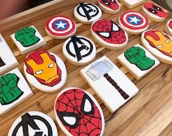 Avengers sugar cookies-1 DOZEN