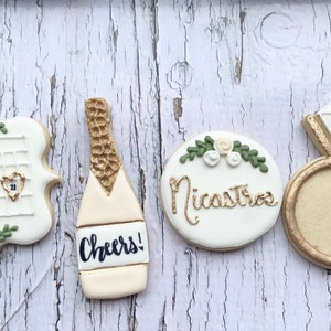 Bridal shower cookie set -1 dozen