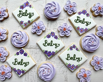 Galletas para baby shower - 1 docena