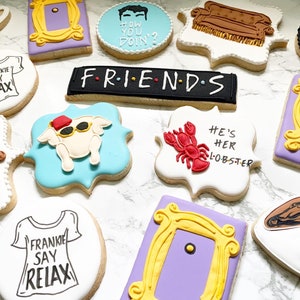 Biscoitos de açúcar Friends - 1 dúzia
