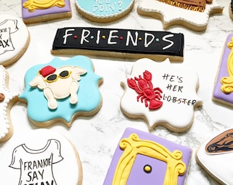 Friends sugar cookies- 1 dozen