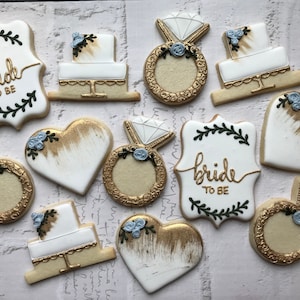 Bride to be Bridal shower cookies -1 dozen