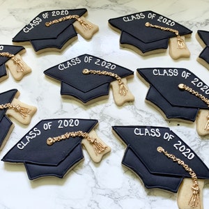 Graduation cap sugar cookies-1 dozen
