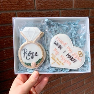 Bridesmaid proposal- ring and heart box included