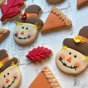 Assorted fall sugar cookies- 1 dozen
