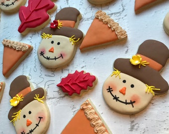 Biscotti assortiti autunnali allo zucchero - 1 dozzina