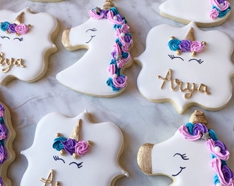 Unicorn sugar cookies-1 dozen