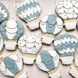 Hot air balloon sugar cookies. -1 dozen