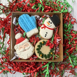 Mini Christmas cookies-4 pack