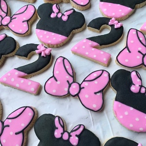 Minnie mouse cookies -1 dozen